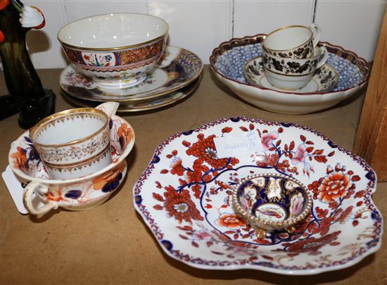 Qty mixed early porcelain